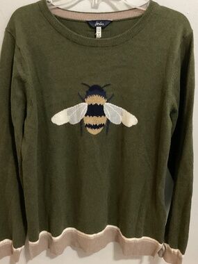 Women’s Joules Queen Bee LS Sweater, Size 8